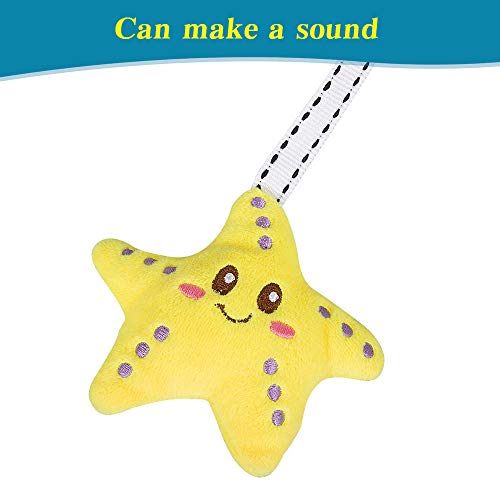 Caterbee Travel Arch Bassinet Toys For Infant & Toddlers, Baby Stroller Toy Crib Accessory & Pram Activity Bar Toy For Indoor And Outdoor (Elephant) #TOP6