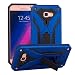 Produktbild COOVY® Cover für Samsung Galaxy A7 SM-A720 / SM-A720F (Model 2017) Bumper Case, Hülle Doppelschicht aus Plastik + TPU-Silikon, extra stark, Anti-Shock, Standfunktion | blau