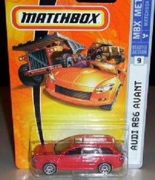 Matchbox Audi RS6 Avant 2007 MBX Metal 1:64 Scale Die Cast Car # 9 - Red Station Wagon Audi RS6 Avant