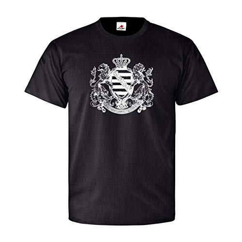 T-shirt lion Sachsen Dresden noir 5XL : Enfin un vêtement grande taille confortable