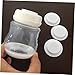Toddmomy 10pcs Flexible Silicone Bottle Seal Gaskets for Wide Mouth Milk Storage and Sealing Rings for Feeding Bottles