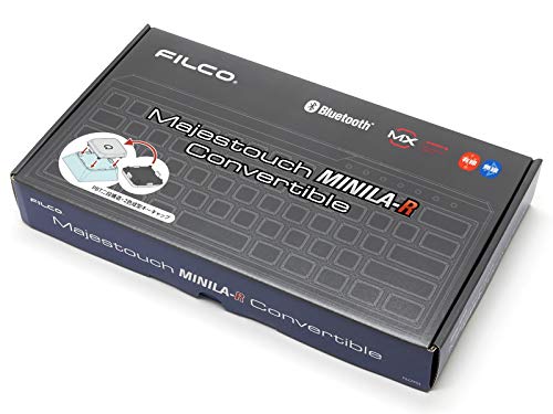 Image of FILCO Majestouch MINILA-R Convertible Bluetooth Mechanical Keyboard Sky Grey (Cherry MX Red)