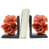 Lukitas Coral Decorative Bookends, Heavy Duty Nonskid Book Stoppers, Coral Statues Creative Ornament