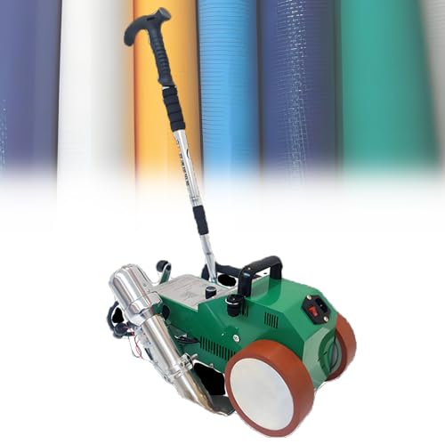 Máquina de soldar de PVC para pancartas, soldadora de aire caliente de 1800 W para tela de plástico, une grosor de 0,2 a 2 mm, ideal para pancartas publicitarias de tela