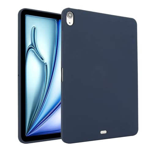 Coque iPad Air 13 M2 fine bleu foncé pour le bureau