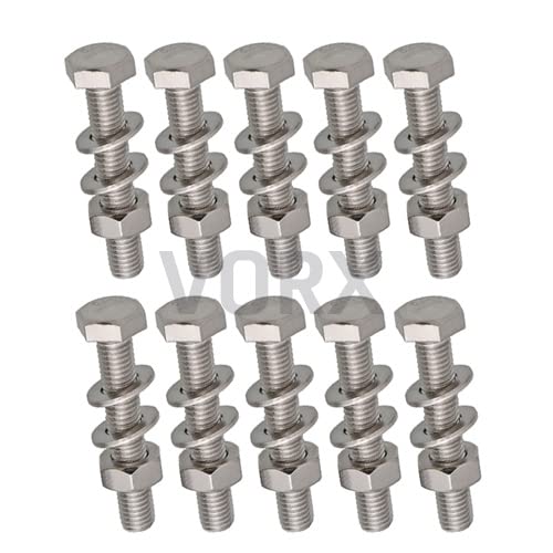 M4 (4mm) Nut and Bolt Sets Hex A2 Stainless Steel Hexagon Set