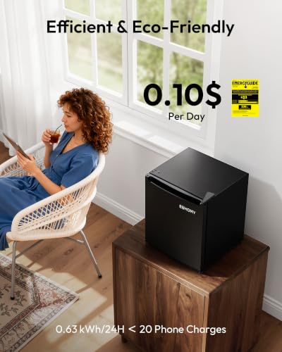 EUHOMY 1.7 Cu.Ft Compact Refrigerator