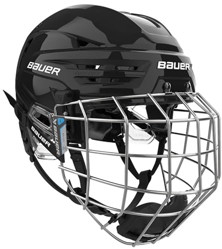 Casque combo Bauer RE-AKT 90 Noir pour le hockey sur glace senior