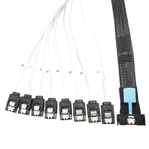 Câble SFF-8654 8I vers 8 SATA pour brancher des disques durs sur carte serveur