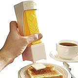 mecaponn バター カッター ワンクリック スティック ステンレス鋼の刃 バター スライサー チーズ スプリッター