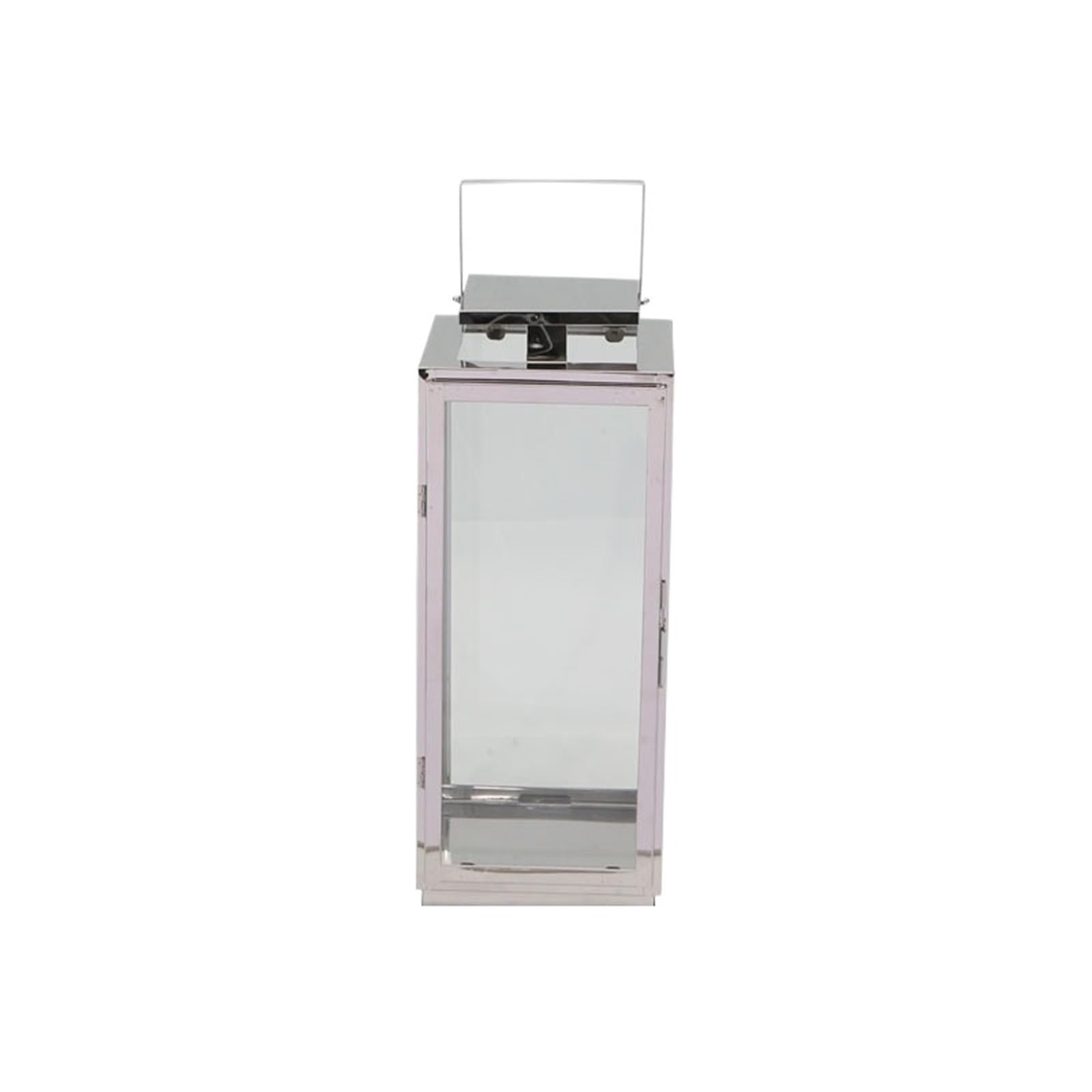 Decorative Lanterns Windproof Stainless Steel Candle Holder,Lantern,Hurricane Candleholder, Stand,Wind Lamp, Candlestick,Wedding Centerpieces(A15 20x19x48cm)