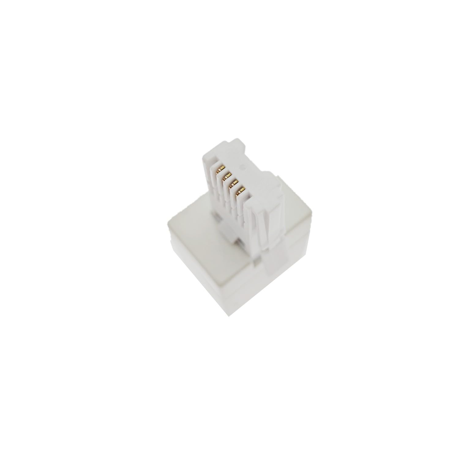 JZK Adaptateur de câble téléphonique RJ11, prise BT 6P4C femelle vers prise mâle, répartiteur téléphonique, câble fixe, convertisseur de port universel, connecteur d'extension, coupleur téléphonique