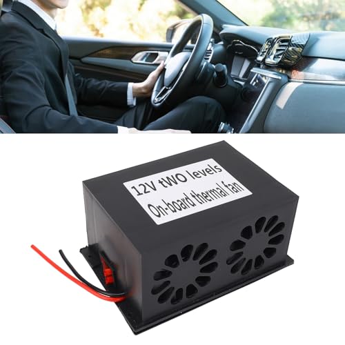 Calentador de coche 12V 600W con dos orificios y control de temperatura dual 7