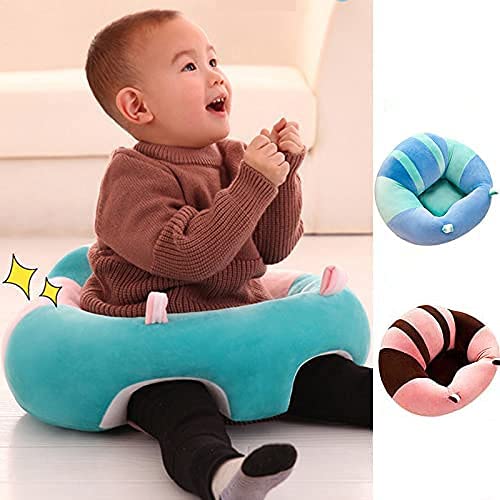 Baby Safety Support Sofa Toddler Infant Plush Sitting Seat Chair Soft Baby Sofa Non-Slip Baby Learn to Sit Chair Sofa Cushion Support Seat Back Head Protect Seat Cozy Baby Recliner for Baby 0-3 Years - Thumbnail 5