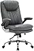 Produktbild YAMASORO Ergonomic Executive Office Chair with Flip-up Arms and Back Support, Home Office Chair, High-Back Leather Office Chair for Home and Bedroom (Grey)