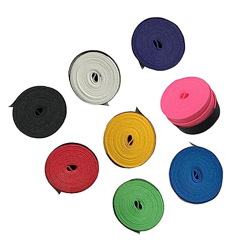 Abaodam Fishing Rod Grip Tape 8pcs Overgrip Bands for Tennis Badminton Squash Pickball Absorbent and Soft Material