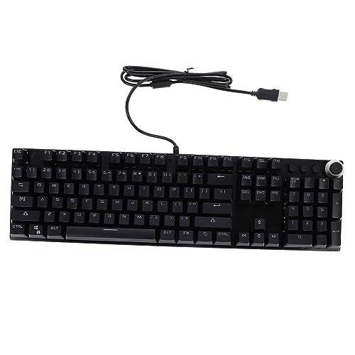 104 �L�[�{�[�h ergonomic keyboard display gaming keyboard kpad �J�M gamingkeyboard ���؃v���X�`�b�N Black