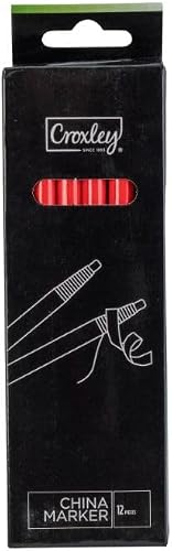 CROXLEY China Marker 5.0mm XL170m Red Box of 12