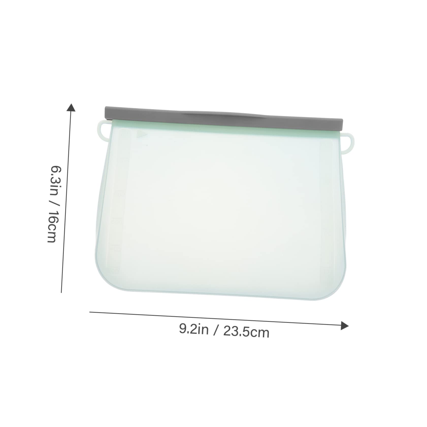 minkissy 5 bolsas de almacenamiento de silicona a prueba de fugas, contenedor sellado a prueba de fugas, bolsas selladoras, bolsas de almuerzo, bolsas de aperitivos, bolsas de silicona para