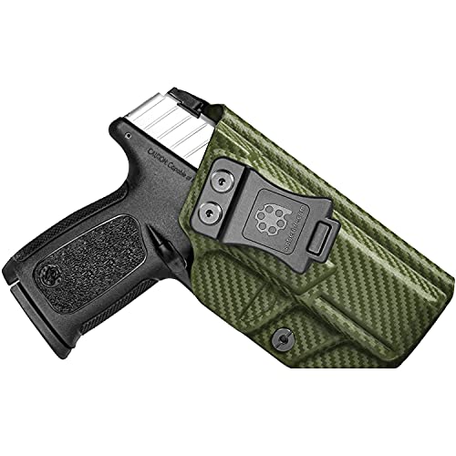 Amberide SD9VE/SD40VE IWB Holster,Kydex-Boltaron Inside Waistband Fit Smith & Wesson SD9 VE & SD40
