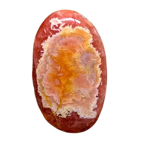 Rhodochrosite naturelle cabochon ovale 31x18mm pour création de bijoux