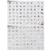 Kwan Crafts 2 Sheets Different Style Daily Life Pattern Clear Stamps for Card Making Decoration and DIY Scrapbooking