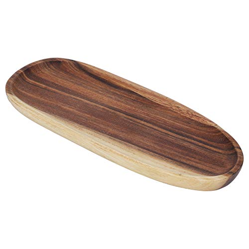UPALDHOU Revistas Irregulares de Alimentos de Madera de Madera Organizador de Bocadillos para Muebles para el Hogar, Utensilios de Cocina para Fruta, Pan, Bocadillos 30x20 Cm, 30x12cm, (#2)