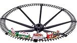 Unibos Christmas Train Set - Around the Tree Xmas Decoration Festive Light Up Sound
