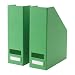 Set of 2 Ikea Tjena Magazine File Organizer Storage Green