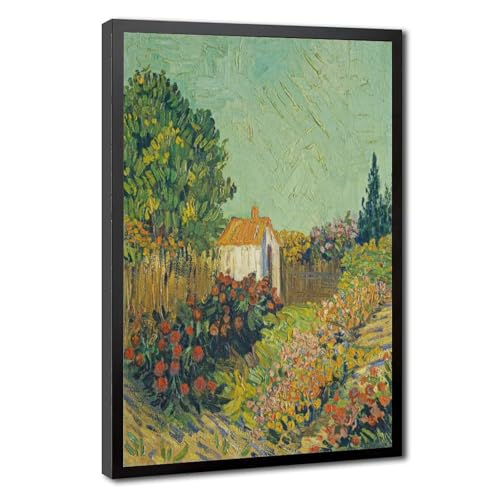 Poster paysage Van Gogh pour deco murale sans percer cadre