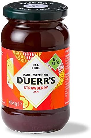 Duerr's Strawberry Jam Jar 454g, White