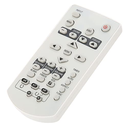 Projector Remote Control, YT‑130 Remote Control Replacement Fits XJ‑A142 XJ‑A147 XJ‑A242 XJ‑A247 Projectors