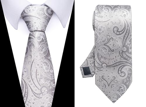 Image of Passabin Tie For Men Necktie Woven Jacquard Neck Ties Set 6 PCS