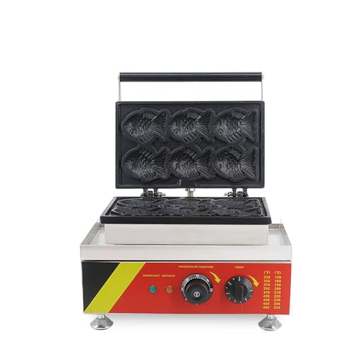 Electric Taiyaki Fish Waffle Maker Machine Iron (220, Volts)