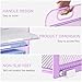 Lavatino 4-Tier Paper Organizer Trays - Purple Mesh File Folder Sorter with Handles, Desk Letter Holder Organizer for Office, Home, School Supplies Storage & Organization