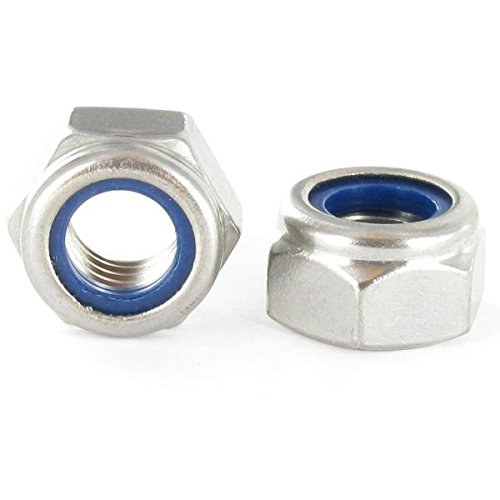ECROU FREIN 9/16 UNC ACIER ZING BLANC