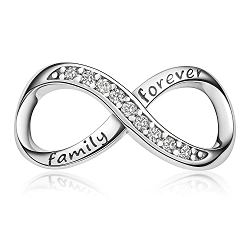 Colgante infinito de plata MATERIA de Matthias Wagner con circonitas exclusivas