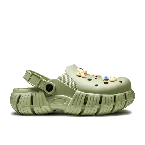 Image of ASIAN INDIGO-10 Stylish Women Clogs | Ultra-Light, Breathable & Comfortable Slip-Ons with Cute 3D Stickers