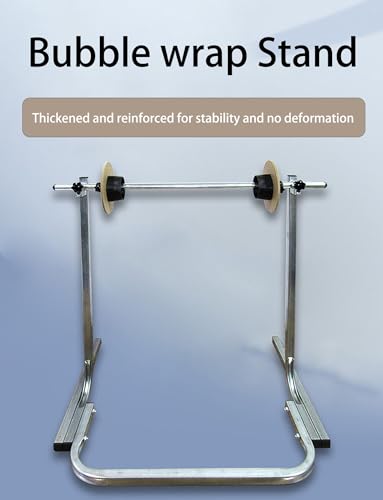 Dispensador de plástico de burbujas de acero contra enredos, soporte comercial de 65 cm 6