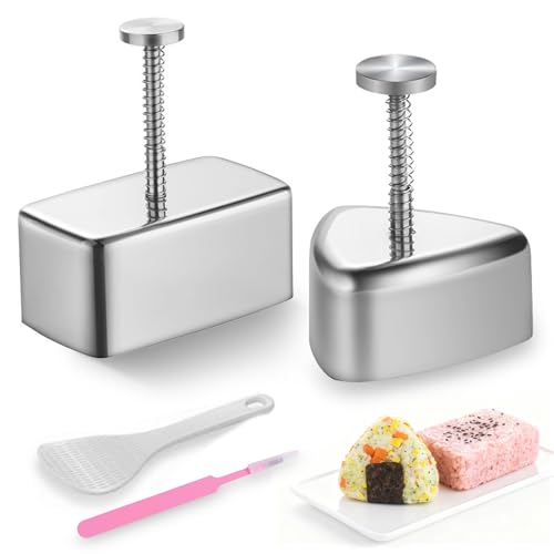 4 Pack Stainless Onigiri Kit for Bento
