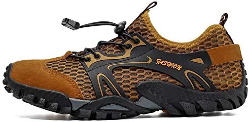 Mens Quick Dry Water Shoes, Mesh Hiking Trekking Outdoor Aqua Footwear, Camping, River Creek, Rainforest Hike,Beach