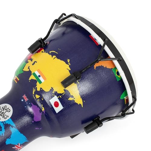 Djembé Slap Percussion Plus à accordage mécanique rapide de 25,4 cm - 4