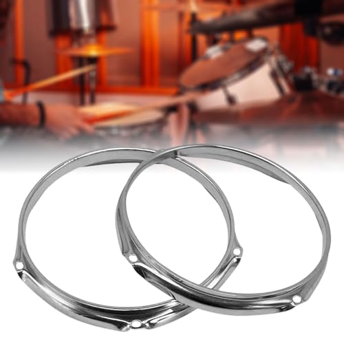 Set de 2 aros para tambor de 10 pulgadas 6 hoyos metal miniatura 2