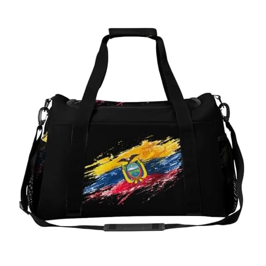 Ecuadorian Flag Travel Duffel Bag