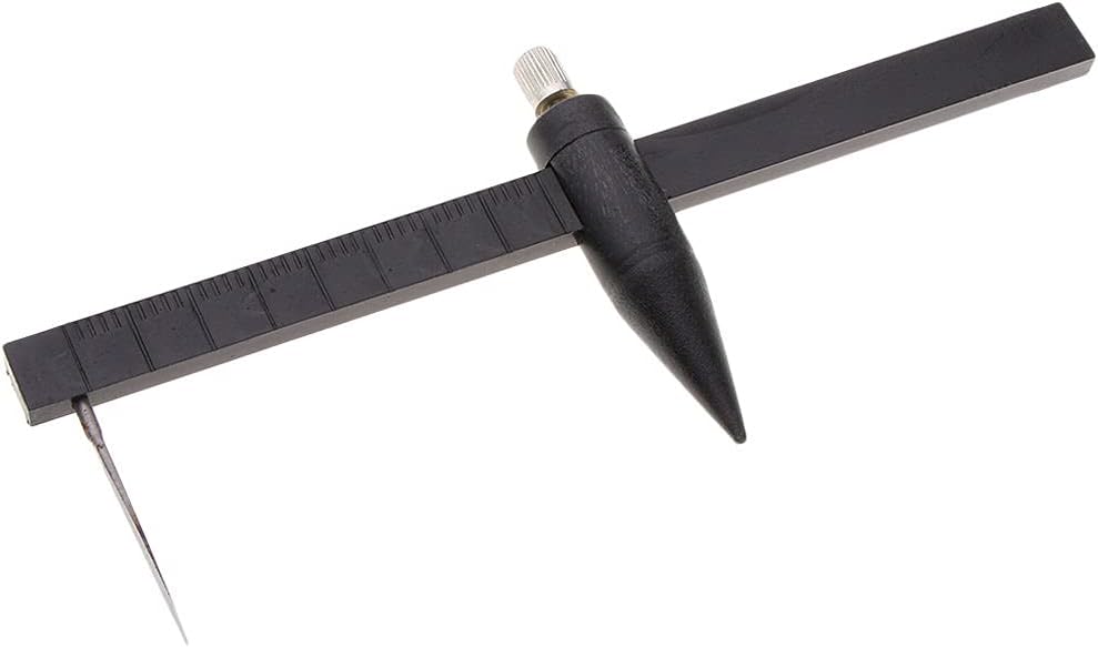Baosity Plastic Clay Ceramic Pottery Compass Circle Cutter Measuring Tools Ruler Caliper 1cm Black