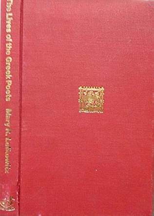 The Lives of the Greek Poets book cover