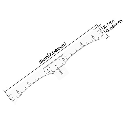 Rancco® Adesivo Righello sopracciglia, 100 pezzi