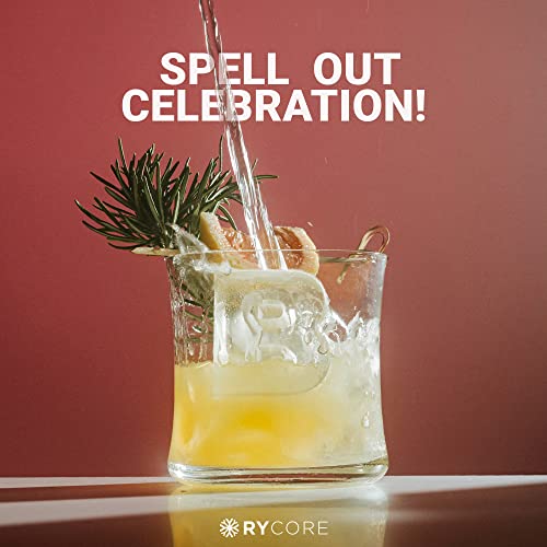 Silicone Letter Molds For Chocolate, Baking, Resin & Crafting - Custom Letter B - Large Monogram Bourbon Ice Cube Molds - Personalized Ice Cubes Mold With Initials - Fun Shapes Alphabet Silicone Molds #TOP1