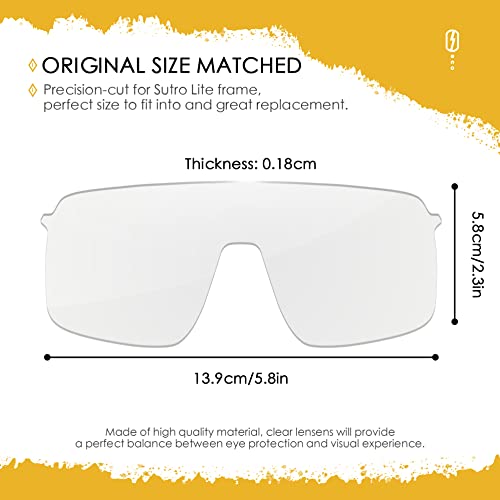 Image of ANSI Z87.1 Replacement Lenses For Oakley Sutro Lite OO9463 Sunglasses