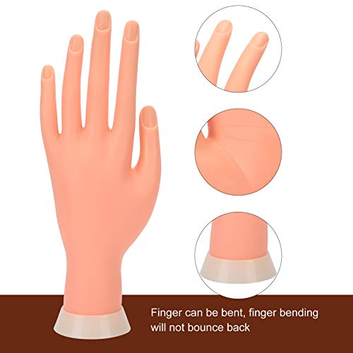 Manichino per nail art, modellino falso manicure